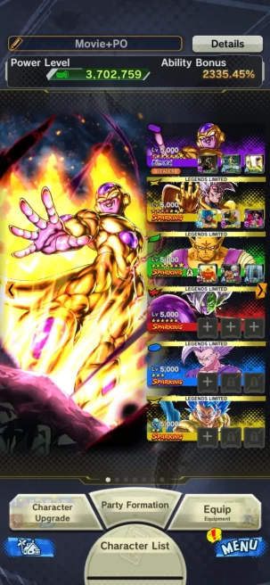 DR745-IOS+Android-UL Frieza Red Star+Full Team Frieza+18 LF(Super Baby 2 Red Star+Frieza Power+Cooler+Zamasu+Jiren+SS4 Gogeta-Good Equipment