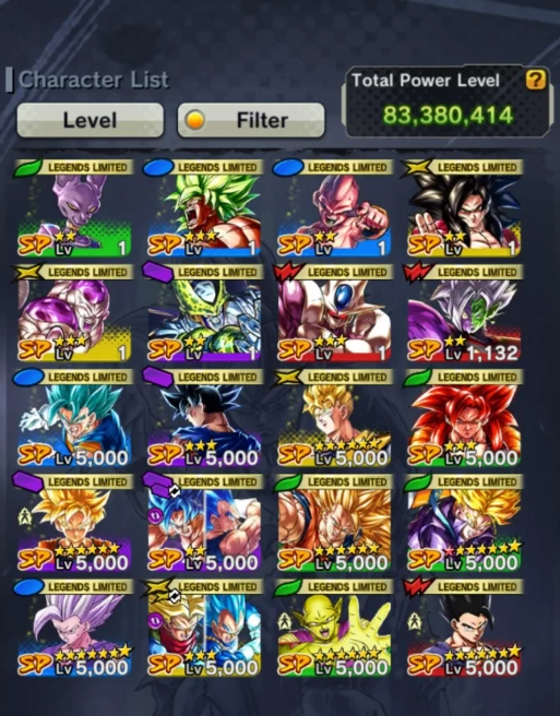 DR708-IOS+Android-Team Gohan-3 UL(Gohan-Janemba)-20 Legends-Good Equipment-Ultimate Gohan+SS4 Gogeta+SS3 Goku+Beats Gohan+SS4 Goku+Goku Uis