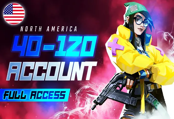 NA | 40-120 SKIN MAIL CHANGEABLE VALORANT PREMIUM ACCOUNTS