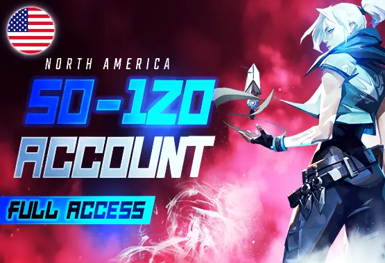NA | 50-120 SKIN MAIL CHANGEABLE VALORANT PREMIUM ACCOUNTS
