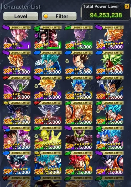 DR679-Good Legend Limited+Vip Equipment+24 LF(Ultimate Gohan+SS God Goku+Fusion God SS Goku&Vegeta+Piccolo+Goku Ui+SS3 Goku+Goku GT+Goku&Frieza)