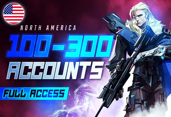 NA | 100-300 SKIN MAIL CHANGEABLE VALORANT PREMIUM ACCOUNTS