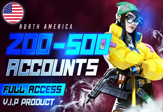 NA | 200-500 SKIN MAIL CHANGEABLE VALORANT PREMIUM V.I.P ACCOUNTS