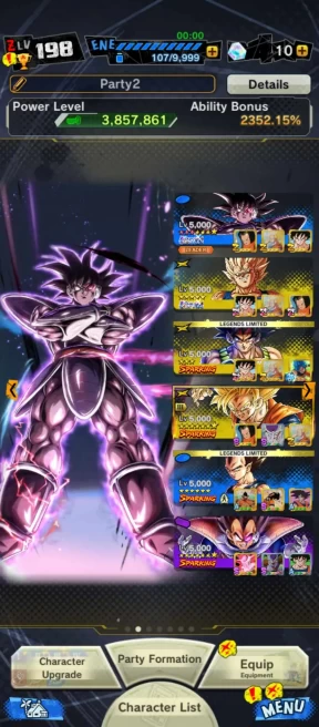 UL Majin vegeta+UL Turles 10 Stars+ Some Legends limited-ANDROID-IOS-BANDAI (534)