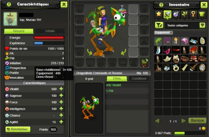 IOP 191 (Scroll +100/SKINS) Blair !! Never Certificat, 100% Safe.
