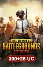PUBG Mobile 300 + 25 UC Top Up Only Need Player ID. [All Regions]