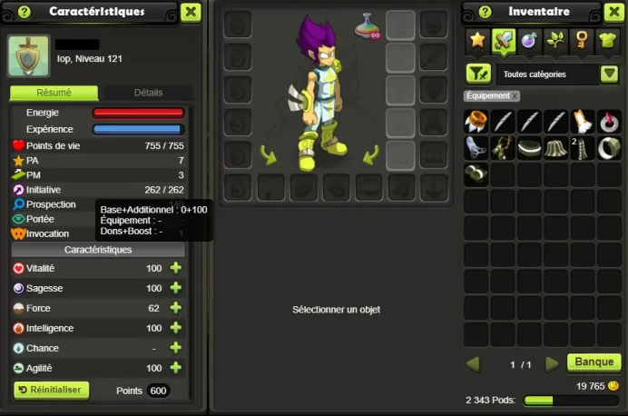IOP 121 (Scroll +100 ALL) Blair !! Never Certificat, 100% Safe.