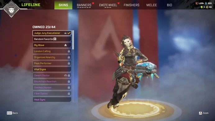 Conta Apex (Pc) Herança/Heirloom Wraith - Apex Legends - DFG