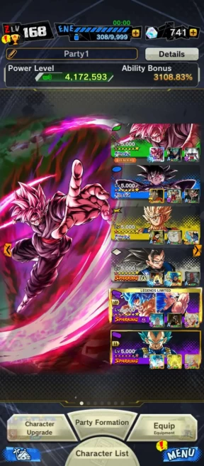 UL Rose Goku black 8s+UL Majin Vegeta 8s+UL Turles 8s+Legends Limited (pikkon+cell+gamma+God ss GokuVegeta 10s+ss2 Gohan+Vegeta)Have Equip (554)