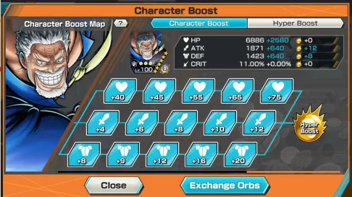 BR430-IOS+Androi-Garp Full Boost 4+4 Ex(Sabo+Kuzan+Roger v2)+Good Medal+Support 150%+Koby Max+Rayleigh Max+Oden v2 Max+Jabra+SBear+Bluneo+Sanji