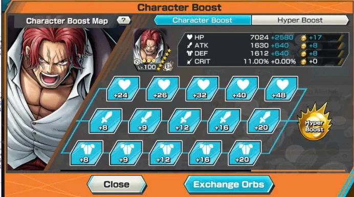 BR434-IOS+Anddroid-Shank V4 Full Boost 4+4 Ex(Sabo+Roger+White Beard)+Good Medal+Support 149%+Rayleigh Max+Oden v2 Max+Jabra+Koby Max+D.Garp Max