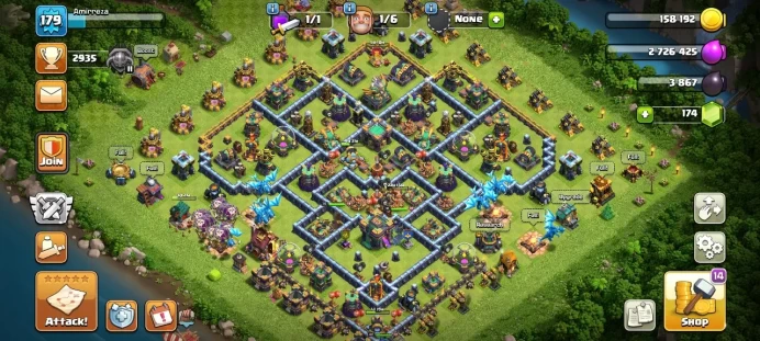 Th 14 / LeveL 179 / Gems 174 / Heroes (59 79 42 50 18) / CN 1000 / code 223