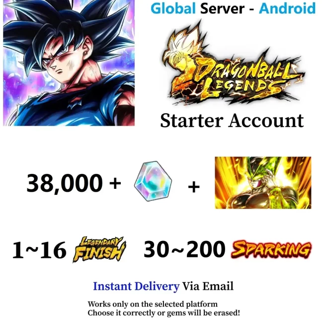 [Andorid] Ultra Perfect Cell + 38,000+ Chrono Crystal - Fast Deliver - BNID Login