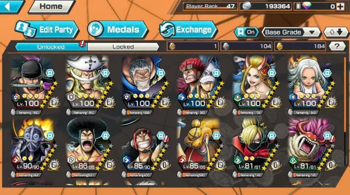 BR439-IOS+Androi-Hyber Boost 25+5 Ex Meta Max(Garp+Snake+Kid Law Skin+Zoro+White Beard)+Vip Medal+Support 158%+SHawk+Yasopp+Ben+Oden v2+Stampede