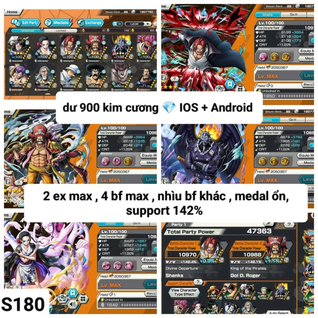 B5-IOS+Android-900 Diamond RD+2 Ex Meta Max(Shank v4+Roger)+Good Medal+Support 142%+Robin Max+King Max+Who Who Max+Jabra+Kaku+Rayleigh+Oden