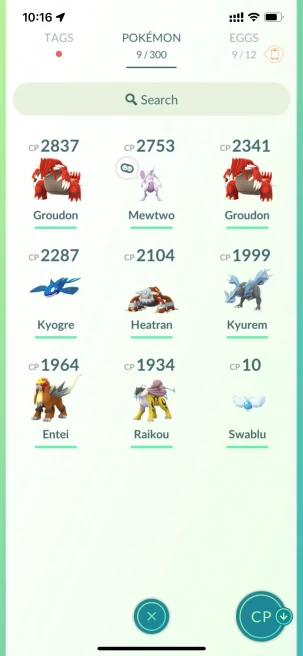 lvl21,have Legendary Mewtwo Groudon Kyogre Heatran Kyurem Entei Raikou  N8600