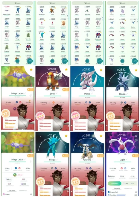 p101~Hundo (IV100): Palkia, Entei~60 Legendary~65 Shiny~Shiny: Origin Dialga, Giratina, Lugia~Mega Latias 3k~Mega Latios~Nihilego