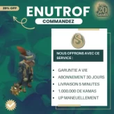 Promo ! Enutrof LVL 200 HellMina / 1M Kamas Gratuit / Up Manuellement / Garantie A vie