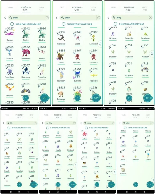 Pokemon Go Account level 41 With Shiny Gigantamax Vanusaur Coin 7645/303 legendary,mythical ~ 97 shiny-185 3star ~ 2 Perfect~ 1.6 M Stardust