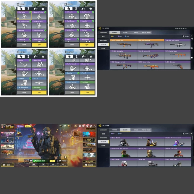 ■Guns: Legend(M4,AK-47) Epic121 ■Skins:All73 ■Dances:All20 ■Only Activision ■Instant Delivery ■UID:7300555118848442369 ■A7015