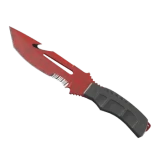Survival Knife | Crimson Web (Minimal Wear)