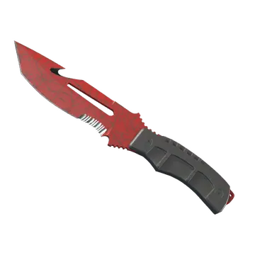 Survival Knife | Crimson Web (Minimal Wear)