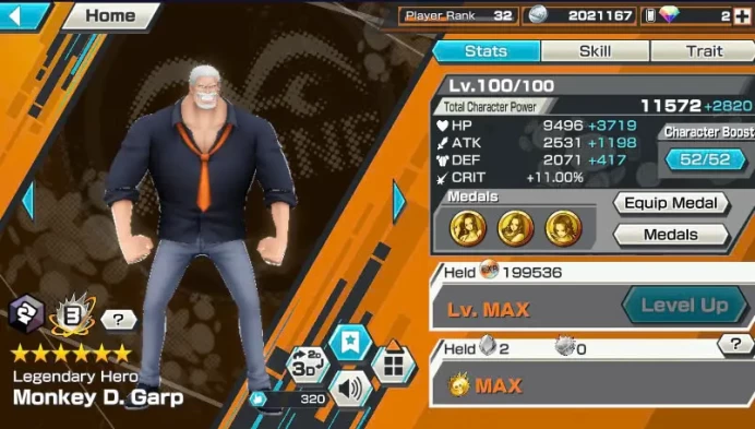 BR456-Hyber 12+Garp Full Boost Have Skin+Lucci Ex Boost 30/52+Good Medal+Support 145%+Jabra Max+Young Ray Max+Katakuri Max+SHawk+New Sanji+Yonji