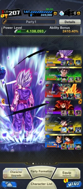 D316-IOS+Android-7 UL(Beast Gohan+Goku Uis+SS4 Gogeta)+31 Legend+Good Equi+100 Million Power+Vegito+SS2 Goku+SS3 Goku Zenkai+SS3 Goku&Vegeta Zen