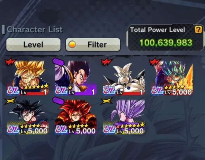 D316-IOS+Android-7 UL(Beast Gohan+Goku Uis+SS4 Gogeta)+31 Legend+Good Equi+100 Million Power+Vegito+SS2 Goku+SS3 Goku Zenkai+SS3 Goku&Vegeta Zen