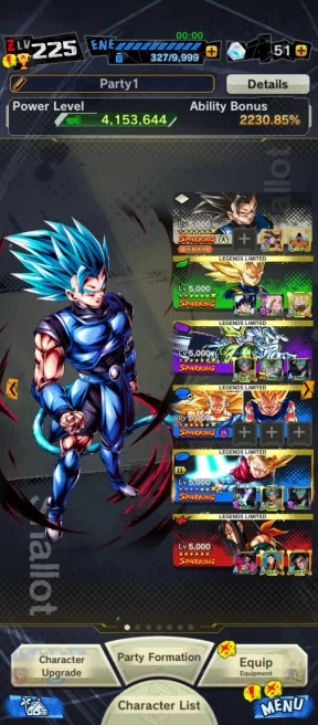 UL sp gogeta+16 Legends(new ss3 vegeta 9S+super 17+daima+cell 7S+Trunk 11S+cell 8S+vegeta)Have Equipment-ANDROID-IOS-BANDAI (589)