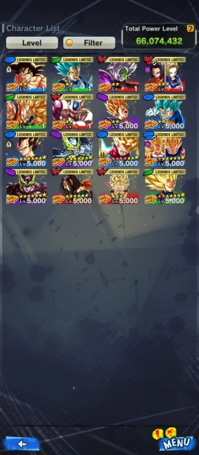UL sp gogeta+16 Legends(new ss3 vegeta 9S+super 17+daima+cell 7S+Trunk 11S+cell 8S+vegeta)Have Equipment-ANDROID-IOS-BANDAI (589)