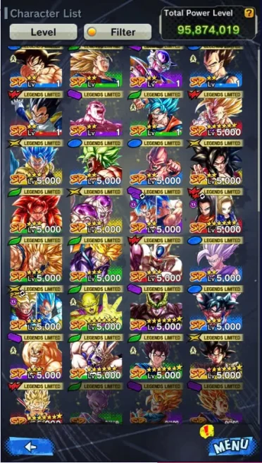 D319-IOS+Android-UL Beast Gohan+Team Black+29 Legend+Good Equipment+New Vegito+Goku Black Red Star+Piccolo+Cell+Trunks+Cell and Freiza+Goku Mini