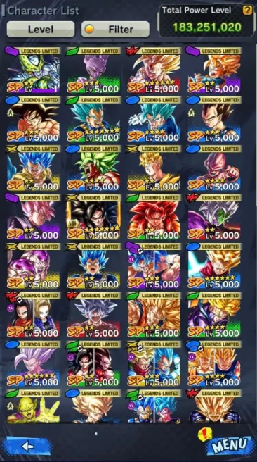 D320-IOS+Android-UL Beast Gohan+36 Legend+Good Equipment+Nice Team+New Vegito 10 Red Star+SS2 Goku+SS4 Goku Zenkai+ 2 Fusions Vegeta&Goku+Trunks