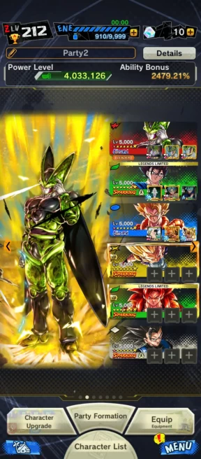 D326-IOS+Android-3 UL(Cell Red Star+Super Gogeta)+25 Legend+Good Equipment+Vegito+Trunk Zenkai+SS Vegtio Zenkai+SS4 Gogeta Zenkai+Team Cell