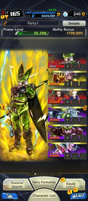 D329-IOS+Android-UL Cell full Red Star+Have Equipment+Perfect Cell+Gammar+Android 17,18+Super Baby 2-Team Android