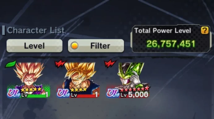 BR331-IOS+Android-3 UL( Cell full Red Star+Gohan)+Have Equipment+Perfect Cell+Gammar+Android 17,18+Goku and Vegeta