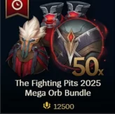 [EUW/EUNE] 50 Orbs | The Fighting Pits 2025 Mega Orb Bundle | New | 100 % legal RP | Check Description