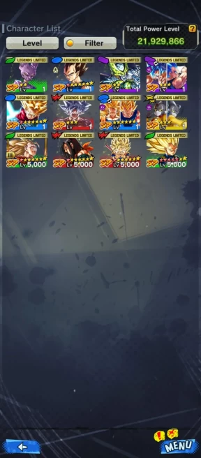 LF ss3 Vegeta 12S+super 17 8S+daima 8S+ss3 Goku 8S+Trunk 8S+Vegeta 8S+gamma+Ui goku- Have event-ANDROID-IOS-BANDAI (612)