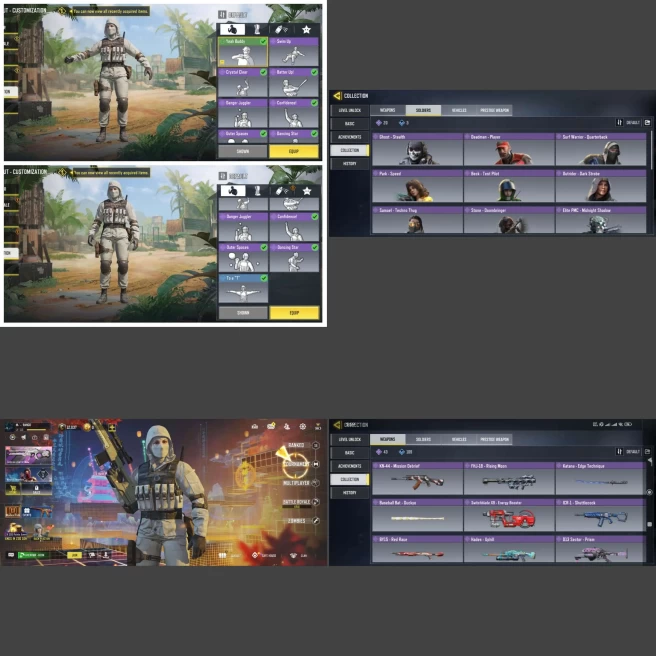 ■Guns: Epic43 ■Skins:All22 ■Dances:All9 ■Only Activision ■Instant Delivery ■UID:7403867975609942017 ■A7021