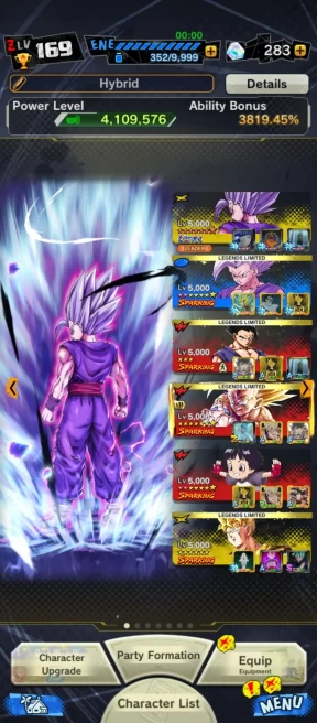 UL Gohan beast FULL+UL Turles+25 Legends (new vegito+shenron+Beast Gohan 9S+ss3 Goku+Cell zen7+Trunk+ss2 Gohan)Good Equipment-BANDAI (618)