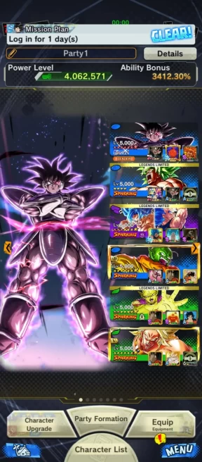 UL Turles FULL Star+ LF pikkon+Piccolo 10S+ss3 Goku+Have Equipment-ANDROID-IOS-BANDAI (622)