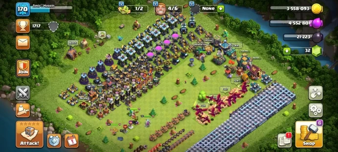 Th 14 / LeveL 170 / Gems 32 / Heroes (65 69 44 50 20) / CN 1000 / code 298