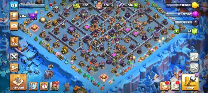 Th 15 / LeveL 188 / Gems 72 / Heroes (81 83 62 65 31) / CN 1000 / code 307