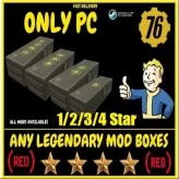1/2/3/4 Star Legandary Mods in list: [Arms Keeper's,Sentinel's,Ranger,Rejuvenator,Aegis,Quad,Unyielding]