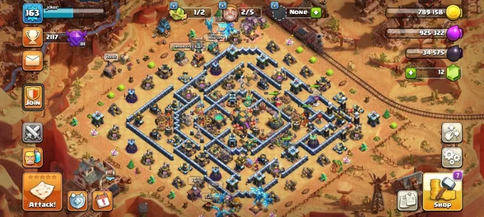 Th 14 / LeveL 163 / Gems 12 / Heroes (57 67 41 41 11) / CN 1500 / code 335
