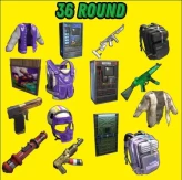 36 ROUND 16 UNIQUE SKINS