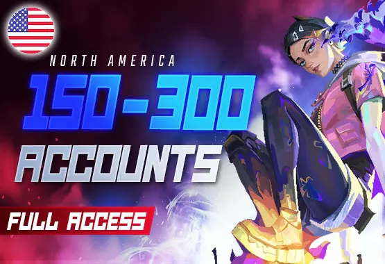 NA | 150-300 SKIN MAIL CHANGEABLE VALORANT PREMIUM ACCOUNTS