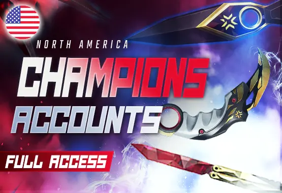 NA | FULL ACCESS "CHAMPIONS" SKINS GUARANTEED ACCOUNTS