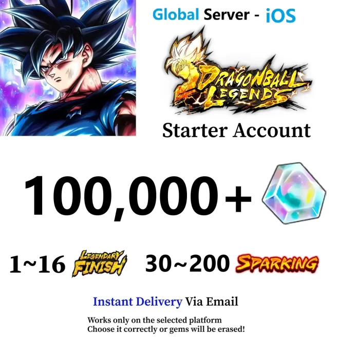 IOS 100,000+ Chrono Crystal Accounts - Fast Deliver - Bandai ID Login
