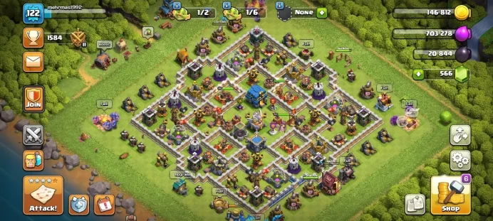 Th 12 / LeveL 122 / Gems 566 / Heroes (42 48 26 20) / CN 1500 / code 366